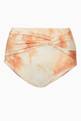 thumbnail of Angela Tie-dye High-waisted Bikini Bottom  #0