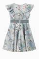 thumbnail of Ruffle Blossom Print Dress      #1