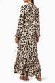 thumbnail of Frill Wrap Dress with Animal Print #2