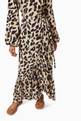 thumbnail of Frill Wrap Dress with Animal Print #4