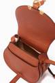 thumbnail of Mini Marcie Saddle Bag in Grained Calfskin      #3