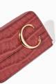 thumbnail of Chloé C Coin Purse in Croc-embossed & Shiny Calfskin     #3