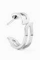 thumbnail of Alif Hoop Earrings in 18kt White Gold #3