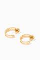 thumbnail of Alif Hoop Earrings in 18kt Yellow Gold #2