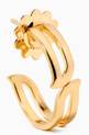 thumbnail of Alif Hoop Earrings in 18kt Yellow Gold #3