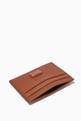 thumbnail of Branded Plate Card Holder in Calfskin Leather           #2