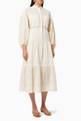thumbnail of Poppy Tiered Midi Dress in Cotton #0