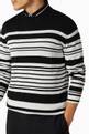 thumbnail of Striped Sweater in Virgin Wool Knit      #4