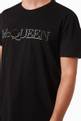 thumbnail of McQueen Embroidered T-shirt in Cotton Jersey    #4