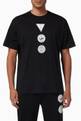 thumbnail of Oversized T-shirt with Badge Print in Cotton           #0