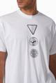 thumbnail of Oversized T-shirt with Badge Print in Cotton           #4