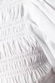 thumbnail of Shirred Midi Dress in Organic Cotton Poplin #3
