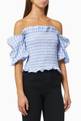 thumbnail of Carmilla Gingham Top in Cotton  #0
