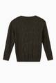 thumbnail of EA Logo Text Sweater in Wool Knit #2