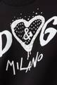 thumbnail of DG Next Sweatshirt with Bejeweled Graffiti D&G Print in Jersey     #3