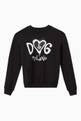 thumbnail of DG Next Sweatshirt with Bejeweled Graffiti D&G Print in Jersey     #0