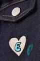 thumbnail of EA Emoji Embroidered Jacket in Denim   #3
