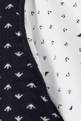 thumbnail of طقم بيجاما قطن من تشكيلة الملابس الأساسية بنقشة شعار النسر والدب مانغا #3