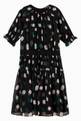 thumbnail of Pleated Confetti Dress in Crepe Chiffon    #0