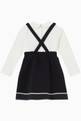 thumbnail of EA Logo Tape Pinafore Dress & Top Set in Double Jersey     #2