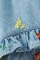 thumbnail of Embroidered Flowers Denim Shorts    #3