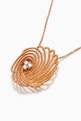 thumbnail of New Barocco Necklace with Diamonds in 18kt Rose Gold  #3