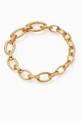 thumbnail of Graduated Oval Chain Bracelet in 18ct Gold Plated on Brass #0