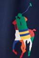 thumbnail of فستان بنمط تي شيرت بحياكة مزدوجة وشعار الحصان بحجم كبير #2