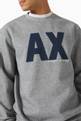 thumbnail of AX Logo Print Sweatshirt in Cotton Blend Fleece    #4