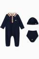 thumbnail of Double G Patch Baby Gift Set in Stretch Cotton Piquet       #0
