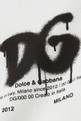 thumbnail of Spray-paint DG Logo Print in Calfskin   #2