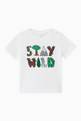 thumbnail of Stay Wild T-shirt in Organic Cotton Jersey          #0