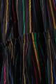 thumbnail of تنورة قطن عضوي بنقشة خطوط لوركس بألوان قوس قزح #3