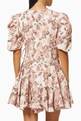 thumbnail of Luana Mini Wrap Dress in Linen    #2