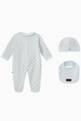thumbnail of Embroidered Babygrow Set in Cotton    #1