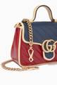 thumbnail of Mini GG Marmont Top Handle Bag in Matelassé Leather #5