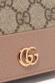 thumbnail of GG Marmont Card Case Wallet in Leather & GG Supreme Canvas     #4