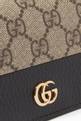 thumbnail of GG Marmont Card Case Wallet in Leather & GG Supreme Canvas      #4