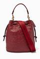 thumbnail of Field Bucket Bag in Signature Embossed Leather    #0