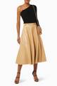 thumbnail of Midi Circle Skirt in Faux Leather    #1
