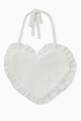 thumbnail of Eyecrystal Heart-shaped Bib in Cotton #1