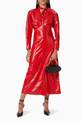 thumbnail of Genazuli Midi Dress in Faux Leather   #1