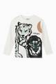 thumbnail of Kenzo Tiger & Lion Print T-shirt in Organic Cotton Jersey   #0