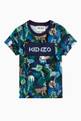 thumbnail of Logo Patch Jungle Print T-shirt in Cotton Jersey    #0