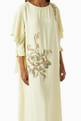 thumbnail of Floral Embroidered Kaftan in Crepe    #4