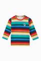 thumbnail of Multi-stripe Long Sleeve T-shirt in Cotton Blend #0