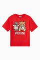 thumbnail of Bear with Robot Print T-shirt in Cotton  #0