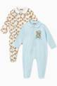 thumbnail of Teddy Bear Romper Set of 2, in Cotton  #0