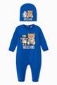 thumbnail of Teddy Bear with Robot Print Babysuit Set in Cotton  #0