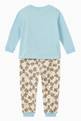 thumbnail of Bear Print T-shirt and Trousers Set in Cotton  #2
